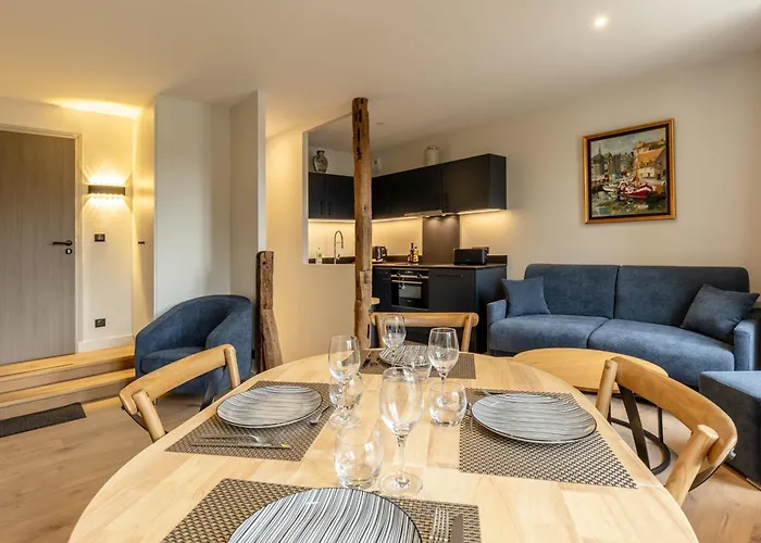 Apartamento L'escale Du Vieux Port 4p - Closed Garage - Sauna - Air Conditioning Honfleur