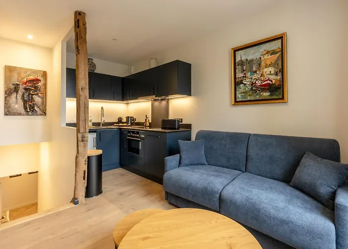 Apartamento L'escale Du Vieux Port 4p - Closed Garage - Sauna - Air Conditioning Honfleur