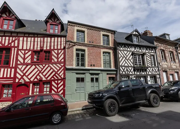 Apartamento L'escale Du Vieux Port 4p - Closed Garage - Sauna - Air Conditioning Honfleur
